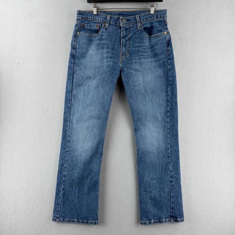 Levis‎ Jeans Mens 33x30 (Fits 33x28) Blue Denim Bootcut